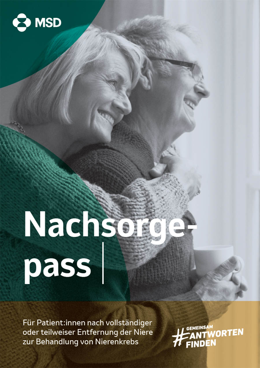 Patientenbroschüre und Nachsorgepass für Ihre Patienten