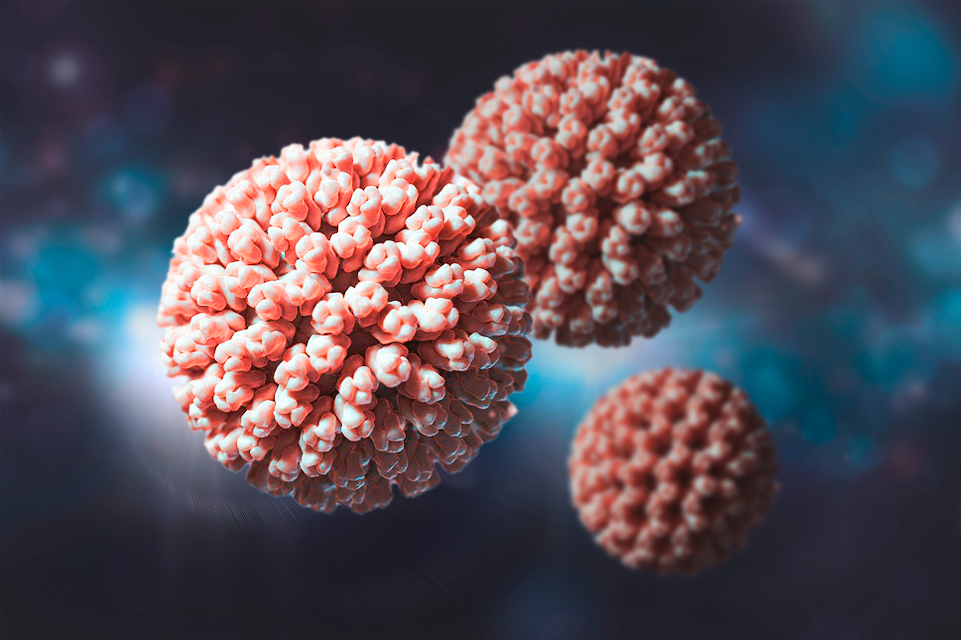 Rotavirus-Partikel