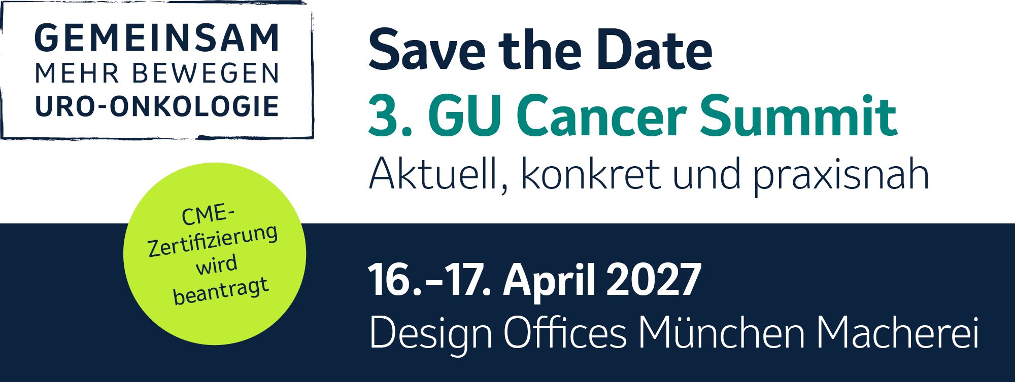 Save the Date: 3. GU Cancer Summit